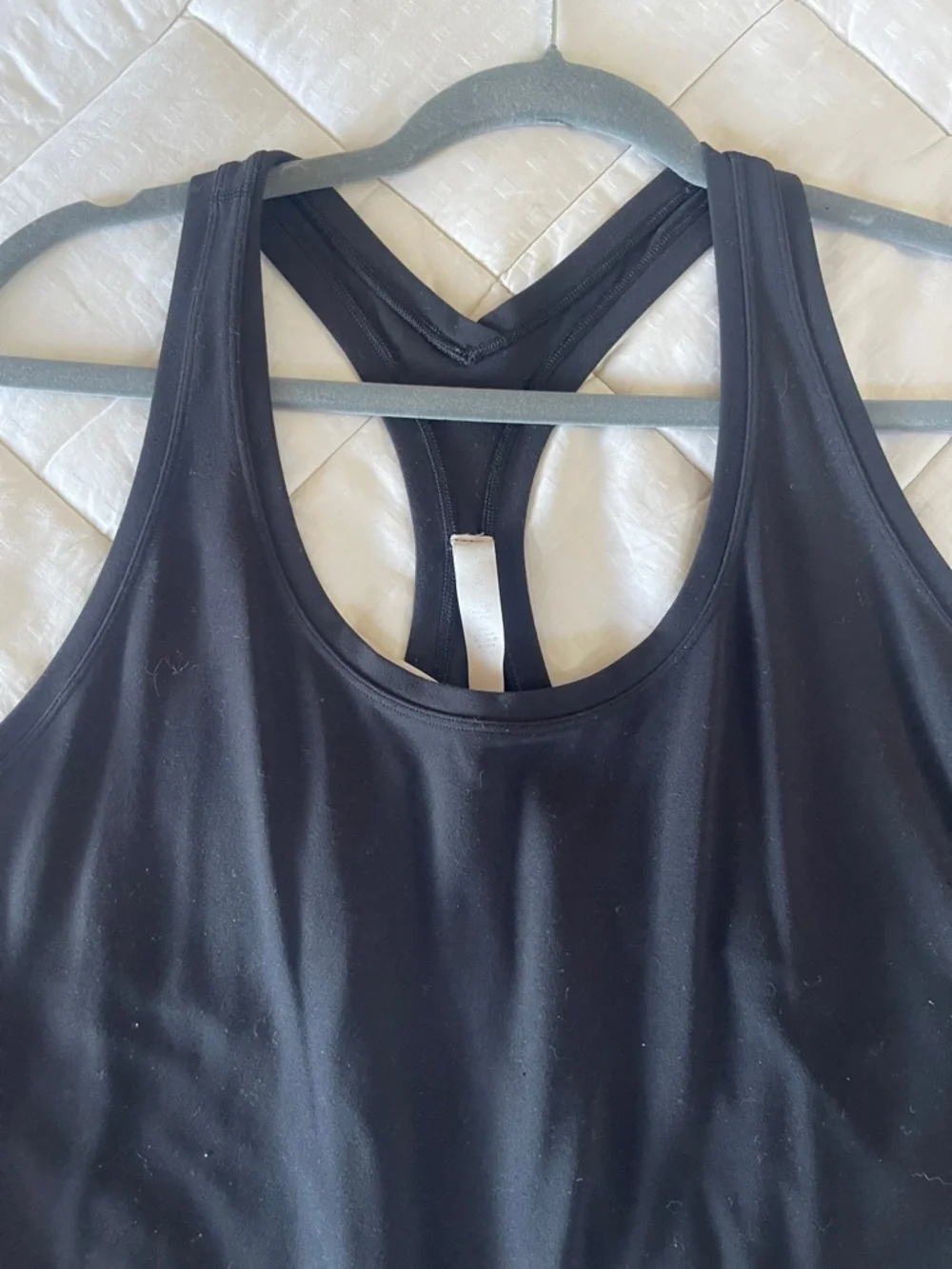 Lululemon Black Racerback workout Top - Picture 2 of 2